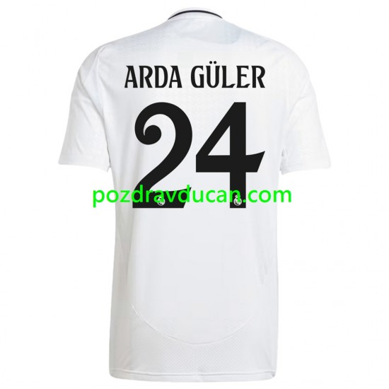 Nogometni Dresovi Real Madrid ARDA GULER 24 Muški Domaći dres 2024-2025 Kratkih Rukava