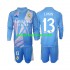 Nogometni Dresovi Real Madrid Andriy Lunin 13 Vratar Dječji Domaći dres 2024-2025 Dugi Rukav