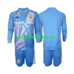 Nogometni Dresovi Real Madrid Vratar Dječji Domaći dres 2024-2025 Dugi Rukav