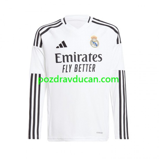 Nogometni Dresovi Real Madrid Muški Domaći dres 2024-2025 Dugi Rukav