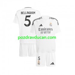 Nogometni Dresovi Real Madrid Jude Bellingham 5 Dječji Domaći dres 2024-2025 Kratkih Rukava