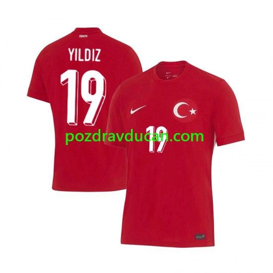 Nogometni Dresovi Turska Kenan Yıldız 19 Muški Gostujući dres Euro 2024 Kratkih Rukava