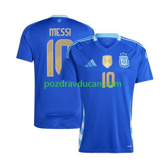 Nogometni Dresovi Argentina Lionel Messi 10 Copa America 2024 Muški Gostujući dres Kratkih Rukava