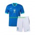 Nogometni Dresovi Brazil Copa America 2024 Dječji Gostujući dres Kratkih Rukava