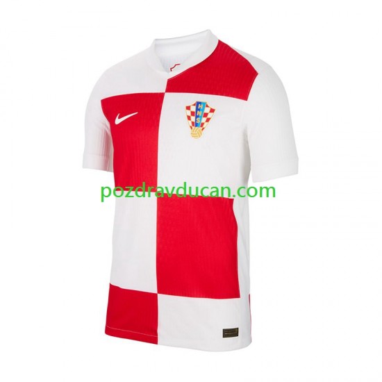 Nogometni Dresovi Hrvatska Muški Domaći dres Euro 2024 Kratkih Rukava