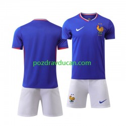 Nogometni Dresovi Francuska Dječji Domaći dres Euro 2024 Kratkih Rukava