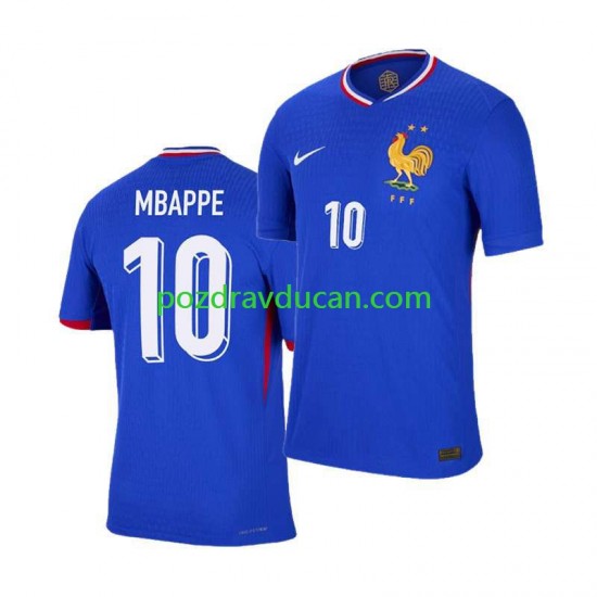 Nogometni Dresovi Francuska Mbappé Kylian 10 Muški Domaći dres Euro 2024 Kratkih Rukava