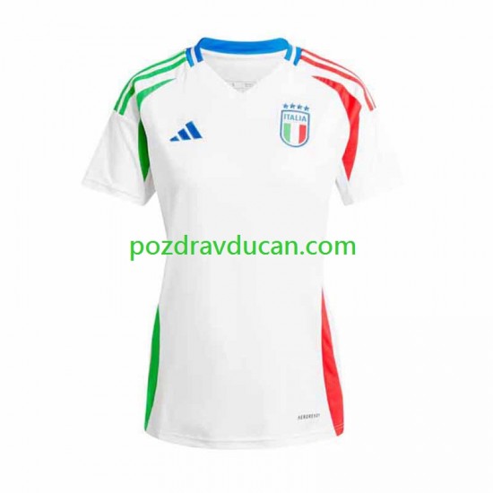 Nogometni Dresovi Italija Ženski Gostujući dres Euro 2024 Kratkih Rukava