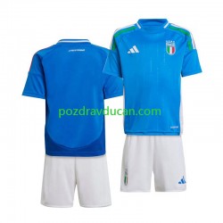 Nogometni Dresovi Italija Dječji Domaći dres Euro 2024 Kratkih Rukava
