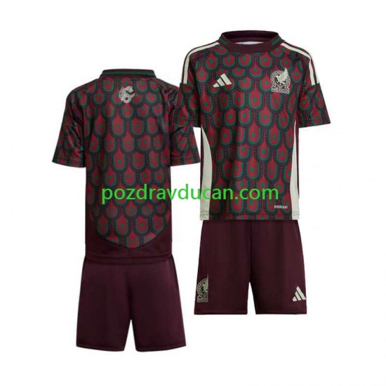 Nogometni Dresovi Meksiko Copa America 2024 Dječji Domaći dres Kratkih Rukava
