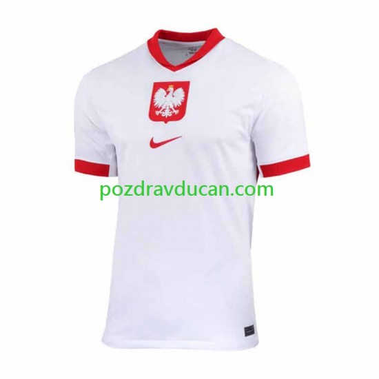 Nogometni Dresovi Poljska Muški Domaći dres 2024 Kratkih Rukava