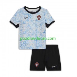 Nogometni Dresovi Portugal Dječji Gostujući dres Euro 2024 Kratkih Rukava