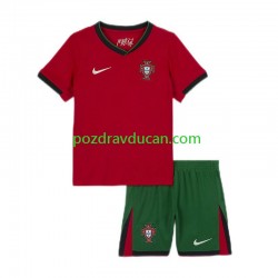Nogometni Dresovi Portugal Dječji Domaći dres Euro 2024 Kratkih Rukava