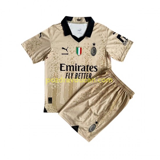 Nogometni Dresovi AC Milan Special Vratar Dječji Domaći dres 2022-2023 Kratkih Rukava