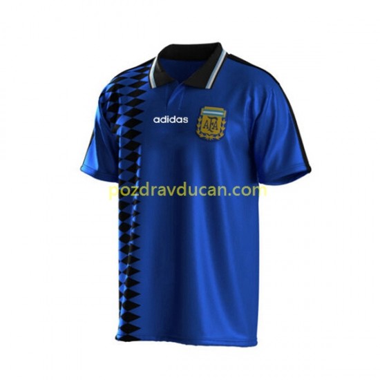 Nogometni Dresovi Argentina Retro Muški Gostujući dres 1994 Kratkih Rukava