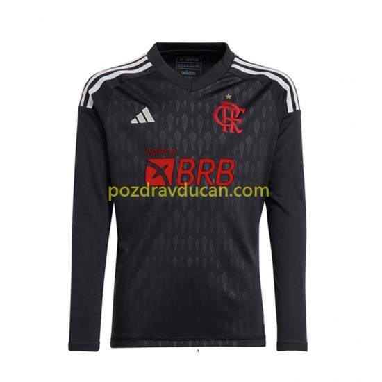 Nogometni Dresovi CR Flamengo Vratar Muški Gostujući dres 2023-2024 Dugi Rukav