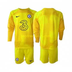 Nogometni Dresovi Chelsea Vratar Dječji Gostujući dres 2022-2023 Dugi Rukav