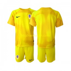 Nogometni Dresovi Hrvatska Vratar Dječji Domaći dres World Cup 2022 Kratkih Rukava