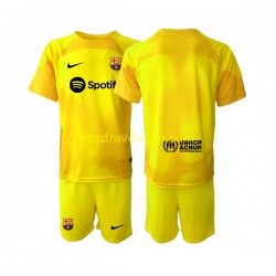 Nogometni Dresovi FC Barcelona Vratar Dječji Četvrti dres 2022-2023 Kratkih Rukava