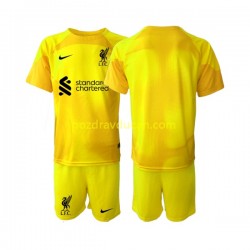 Nogometni Dresovi Liverpool Vratar Dječji Četvrti dres 2022-2023 Kratkih Rukava