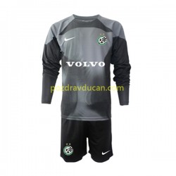Nogometni Dresovi Maccabi Haifa Vratar Dječji Domaći dres 2022-2023 Dugi Rukav