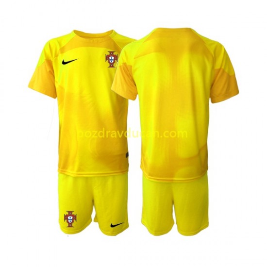 Nogometni Dresovi Portugal Vratar Dječji Domaći dres World Cup 2022 Kratkih Rukava