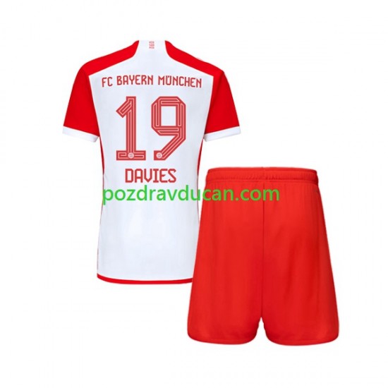 Nogometni Dresovi FC Bayern München Alphonso Davies 19 Dječji Domaći dres 2023-2024 Kratkih Rukava