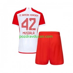 Nogometni Dresovi FC Bayern München Jamal Musiala 42 Dječji Domaći dres 2023-2024 Kratkih Rukava