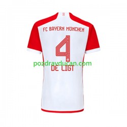 Nogometni Dresovi FC Bayern München Matthijs de Ligt 4 Muški Domaći dres 2023-2024 Kratkih Rukava