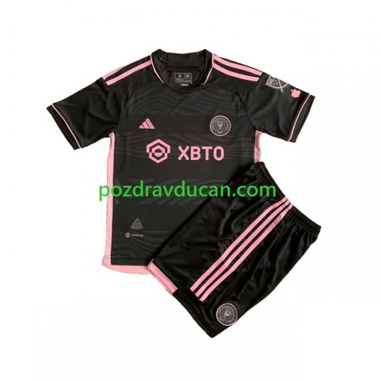 Nogometni Dresovi Inter Miami Dječji Gostujući dres 2023 Kratkih Rukava