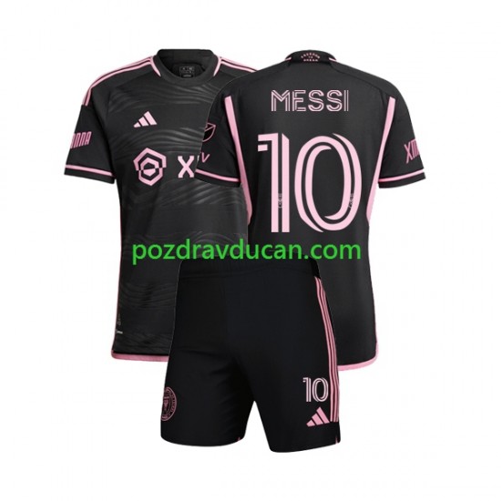 Nogometni Dresovi Inter Miami Lionel Messi 10 Dječji Gostujući dres 2023 Kratkih Rukava