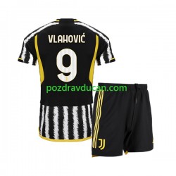 Nogometni Dresovi SAD Juventus Dn Vlahovic 9 Dječji Domaći dres 2023-2024 Kratkih Rukava