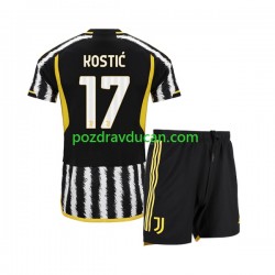 Nogometni Dresovi Juventus Filip Kostic 17 Dječji Domaći dres 2023-2024 Kratkih Rukava