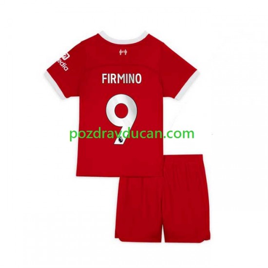 Nogometni Dresovi Liverpool Roberto Firmino 9 Dječji Domaći dres 2023-2024 Kratkih Rukava