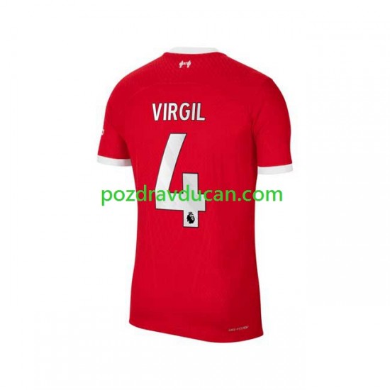 Nogometni Dresovi Liverpool Virgil van Dijk 4 Muški Domaći dres 2023-2024 Kratkih Rukava