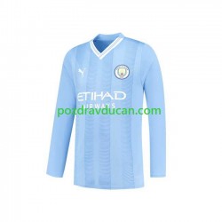 Nogometni Dresovi Manchester City Muški Domaći dres 2023-2024 Dugi Rukav