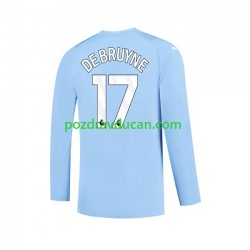 Nogometni Dresovi Manchester City Kevin De Bruyne 17 Muški Domaći dres 2023-2024 Dugi Rukav