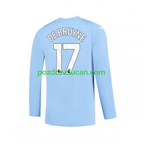 Nogometni Dresovi Manchester City Kevin De Bruyne 17 Muški Domaći dres 2023-2024 Dugi Rukav