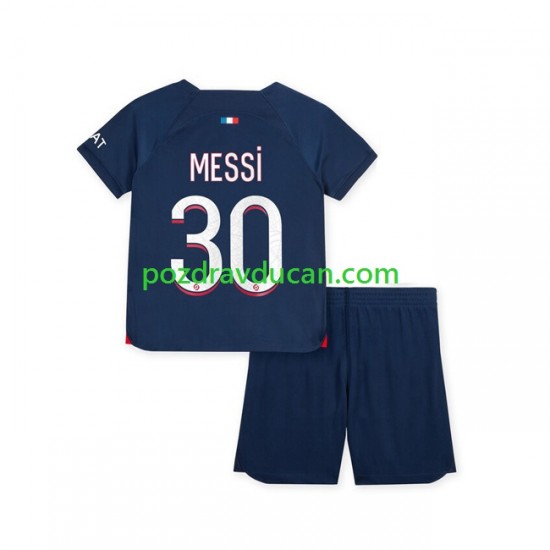 Nogometni Dresovi Paris Saint-Germain Lionel Messi 30 Dječji Domaći dres 2023-2024 Kratkih Rukava