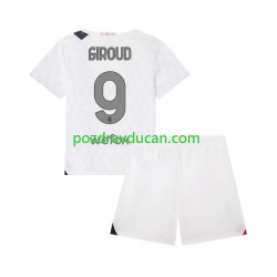 Nogometni Dresovi AC Milan Olivier Giroud 9 Dječji Gostujući dres 2023-2024 Kratkih Rukava