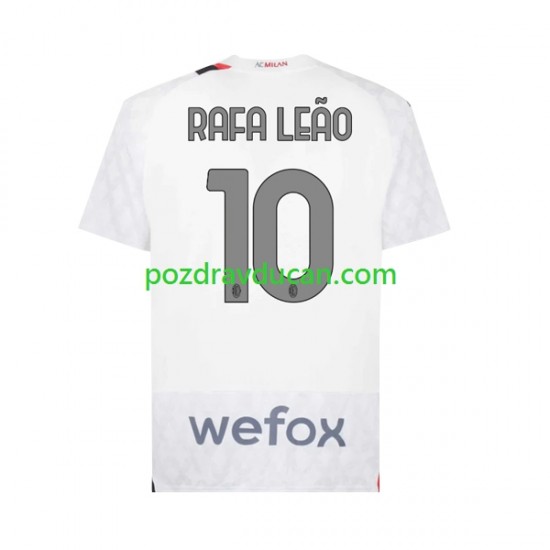 Nogometni Dresovi AC Milan Rafael Leao 10 Muški Gostujući dres 2023-2024 Kratkih Rukava