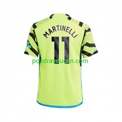 Nogometni Dresovi Arsenal Gabriel Martinelli 11 Muški Gostujući dres 2023-2024 Kratkih Rukava