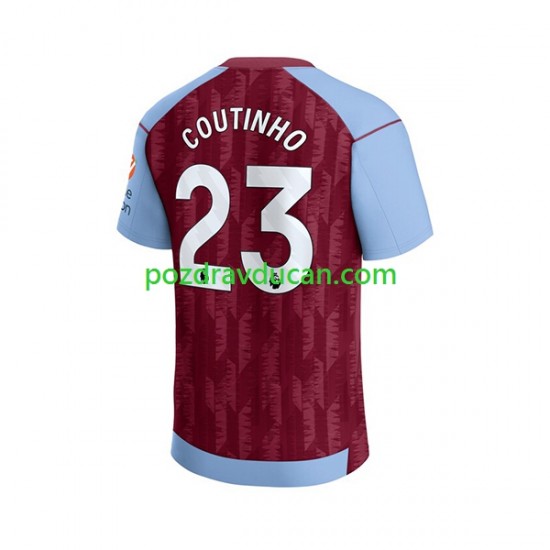 Nogometni Dresovi Aston Villa Philippe Coutinho 23 Muški Domaći dres 2023-2024 Kratkih Rukava