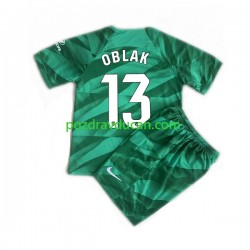 Nogometni Dresovi Atlético Madrid JAN OBLAK 13 Vratar Dječji Gostujući dres 2023-2024 Kratkih Rukava
