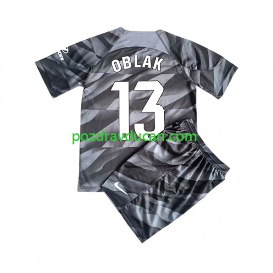 Nogometni Dresovi Atlético Madrid JAN OBLAK 13 Vratar Dječji Domaći dres 2023-2024 Kratkih Rukava