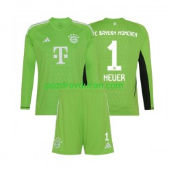 Nogometni Dresovi FC Bayern München Manuel Neuer 1 Vratar Dječji Gostujući dres 2023-2024 Dugi Rukav