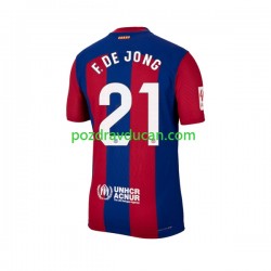 Nogometni Dresovi FC Barcelona Frenkie de Jong 21 Muški Domaći dres 2023-2024 Kratkih Rukava