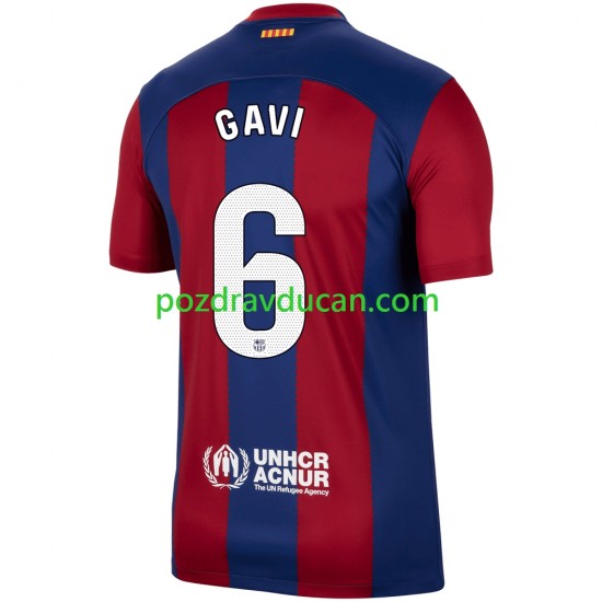 Nogometni Dresovi FC Barcelona Gavi 6 Muški Domaći dres 2023-2024 Kratkih Rukava
