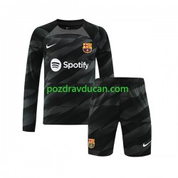 Nogometni Dresovi FC Barcelona Vratar Dječji Gostujući dres 2023-2024 Dugi Rukav