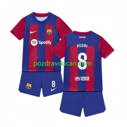 Nogometni Dresovi FC Barcelona Pedri 8 Dječji Domaći dres 2023-2024 Kratkih Rukava